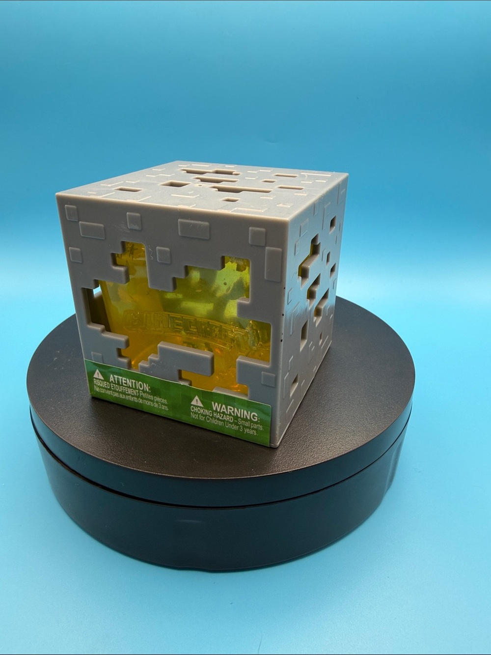 Minecraft squishy Cube Toy yellow